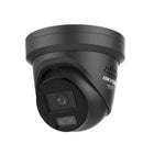 Hikvision DS-2CD2347G3-LI2SUY/SL Negro, 4 MP, ColorVu 3.0, LED estroboscópico/sirena, doble micrófono, anticorrosión