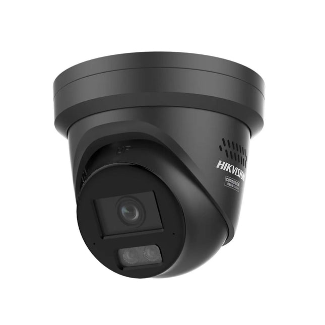Hikvision Hikvision DS-2CD2347G3-LI2SUY/SL Nero, 4MP, ColorVu 3.0, LED stroboscopico/sirena, doppio microfono, anticorrosione