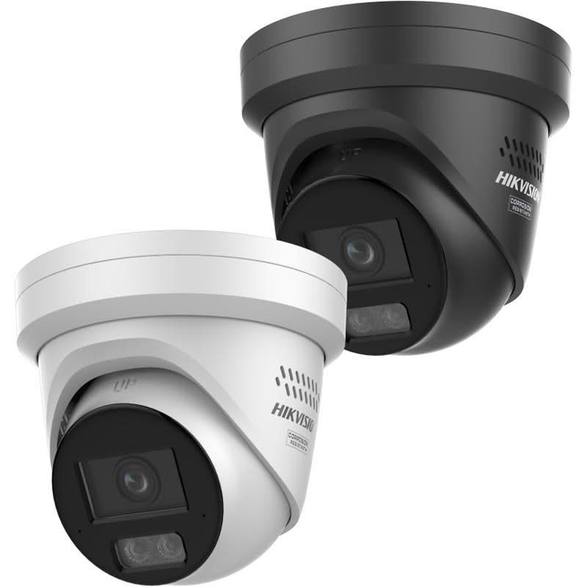 Hikvision Hikvision DS-2CD2347G3-LI2UY Nero, torretta da 4 MP, ColorVu 3.0, anticorrosione e doppio microfono