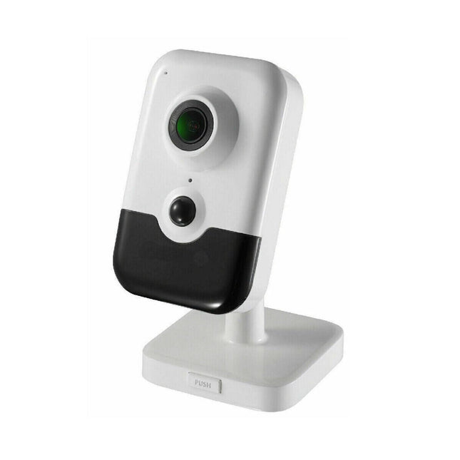 Hikvision Hikvision DS-2CD2443G2-IW-2.8mm cubecamera 4 mp, IR en microfoon, WiFi, micro SD slot DEMO