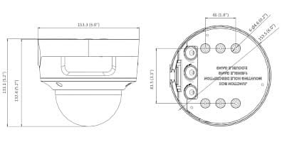 Hikvision Hikvision DS-2CD2746G2-IZS | 4 megapíxeles | Cúpula | Acusense | PoE | Ranura SD | LED infrarrojos | Lente de enfoque variable 2,8-12 mm