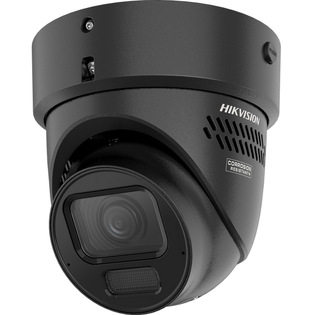 Hikvision DS-2CD2H86G2H-IZS2UY/SL Nero, 8 Mp, 2,8-12 mm, AcuSense Turret, zoom motorizzato varifocale