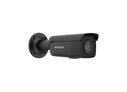 Hikvision DS-2CD2T46G2-ISU/SL | 4 MP | Cámara tipo «bullet» | Acusense | PoE | Ranura para tarjeta SD | LED IR | Negro | 2,8 mm | Luz intermitente + sirena