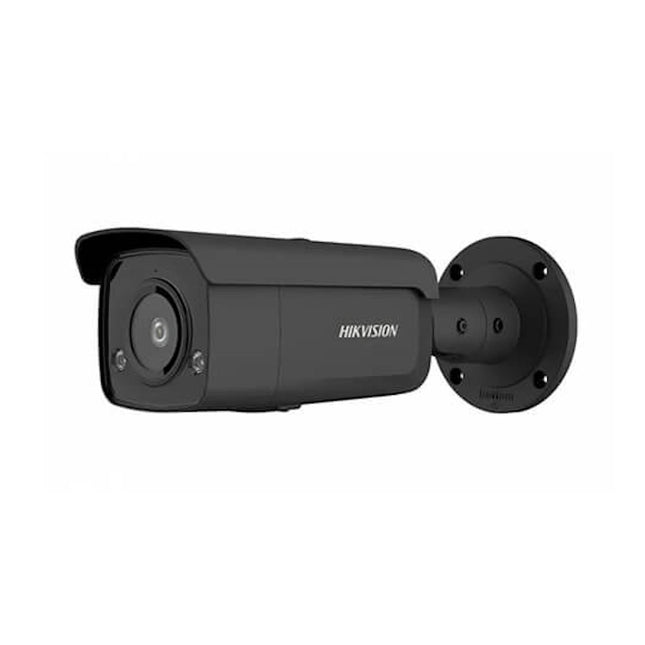 Hikvision Hikvision DS-2CD2T46G2-ISU/SL | 4MP | Bullet | Acusense | PoE | SD-slot | IR-Led | Zwart | 2.8mm | flitslicht + sirene