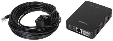 Hikvision DS-2CD6425G1-20, cámara pinhole de 2 MP con objetivo en forma de L de 3,7 mm (cable de 8 m)