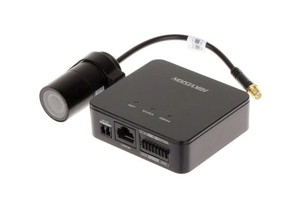 Cámara Hikvision DS-2CD6425G1-30 de 2 MP, tipo «pinhole», con modo día/noche y objetivo cilíndrico de 2,8 mm, con cable de 8 m