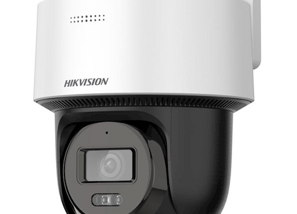 Hikvision Hikvision DS-2DE2C400MWG-E, cámara Mini Pan Tilt (sin zoom) de 4MP Ranura SD PoE LED IR híbrido, Seguimiento