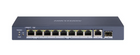 Hikvision DS-3E0510HP-E, conmutador PoE Gigabit (High), 8 puertos, 1 enlace ascendente