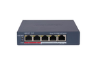 Hikvision Hikvision DS-3E1105P-EI, switch inteligente de 5 portas com 4x PoE, 100 Mb