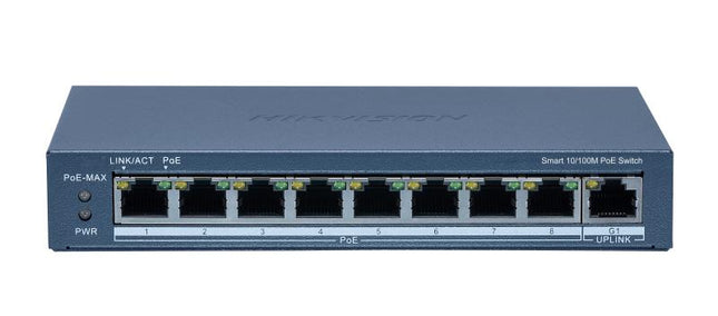 Hikvision Hikvision DS-3E1309P-EI, 8-poorts Smart Managed PoE Switch