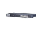 Hikvision DS-3E1518P-EI, conmutador inteligente de 18 puertos con 16 puertos PoE, 1000 Mb/Gigabit