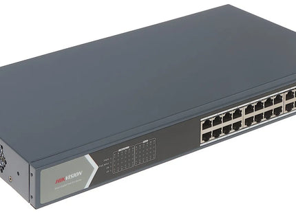 Hikvision DS-3E1526P-EI, conmutador inteligente de 26 puertos con 24 puertos PoE, 1000 Mb/Gigabit