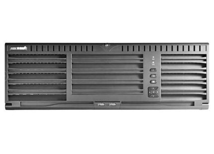 Hikvision DS-96128NI-I16 Grabador de vídeo en red (128 cámaras) (NVR), compatible con cámaras de hasta 12 MP, 576 Mb