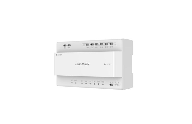 Hikvision Hikvision DS-KAD7060EY, HD Fonte de alimentação de distribuição de dois fios