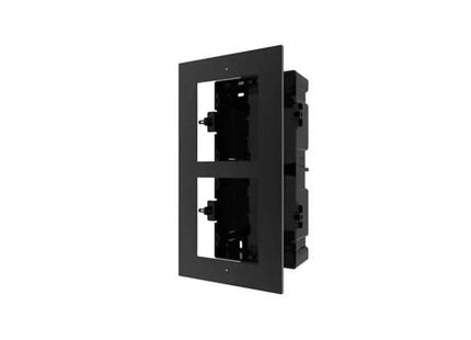 Hikvision Hikvision DS-KD-ACF2, Noir Cadre intégré 2 modules