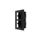 Hikvision Hikvision DS-KD-ACF2, Noir Cadre intégré 2 modules