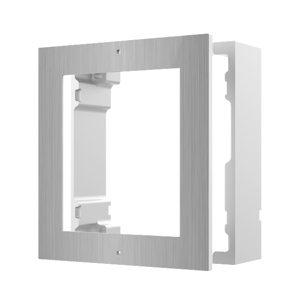 Hikvision Hikvision DS-KD-ACW1/S modulaire intercom opbouwframe 1 module RVS