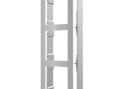 Hikvision Hikvision DS-KD-ACW3/S: marco modular para intercomunicador de montaje en superficie, 3 módulos, acero inoxidable