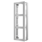 Hikvision Hikvision DS-KD-ACW3/S: marco modular para intercomunicador de montaje en superficie, 3 módulos, acero inoxidable