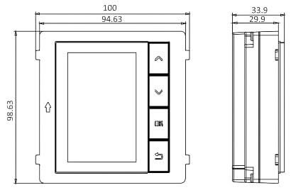 Hikvision Hikvision DS-KD-DIS Módulo de visualización