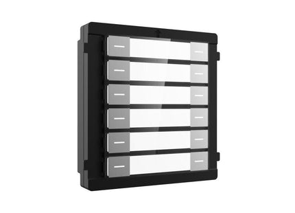 Hikvision Hikvision DS-KD-K12/S Campainha em aço inoxidável com 12 botões
