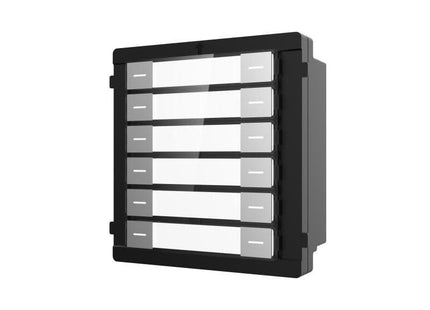 Hikvision Hikvision DS-KD-K12/S Campainha em aço inoxidável com 12 botões