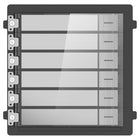 Hikvision Hikvision DS-KD-KK/S 6 pulsadores de timbre de acero inoxidable