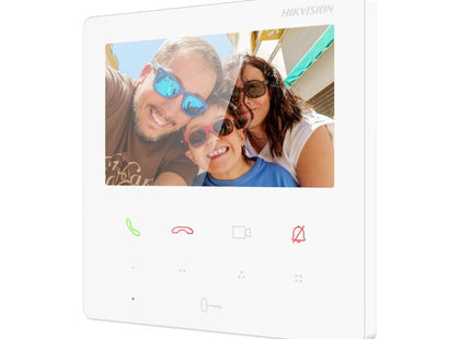 Hikvision DS-KH6110-WE1: estación interior con pantalla de 4,3 pulgadas, PoE/12 V, WiFi, BLANCA