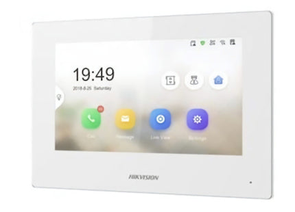 Hikvision Hikvision DS-KH6320Y-WTE2 Unidade interna 2 fios tela de 7'' polegadas