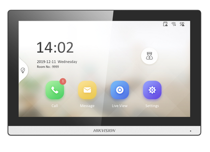 Hikvision DS-KH6350-WTE1 Pantalla interior TFT de 7", Full HD, WiFi/PoE
