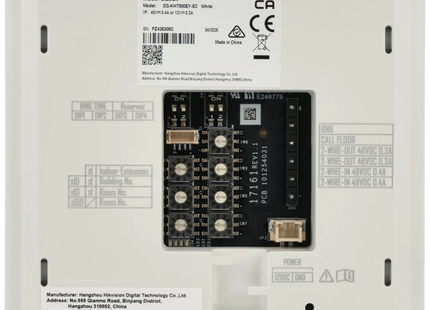 Hikvision DS-KH7000EY-E2-W, intercomunicador modular de 2 hilos, estación interior
