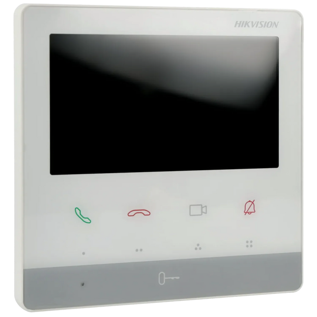 Hikvision Hikvision DS-KH7100EY-E2-W, 2-Draads Modulaire intercom, binnenpost monitor