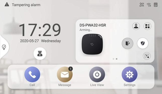 Hikvision Hikvision DS-KH9310-WTE1 (B) Stazione interna Android PoE 7" pollici