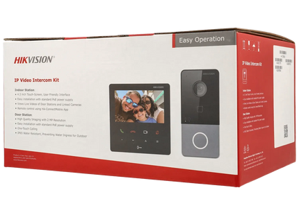 Hikvision DS-KIS606-P Kit de videoportero WiFi/PoE