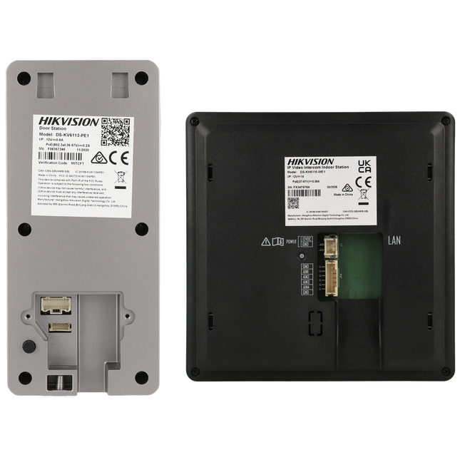 Hikvision Hikvision DS-KIS606-P Video-Intercom KIT (zonder PoE switch)