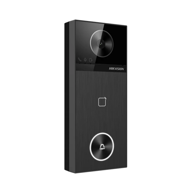 Hikvision Hikvision DS-KV6114-WBE1, Videodeurbel 4MP, WiFi/PoE, Micro SD slot, 150gr. kijkhoek