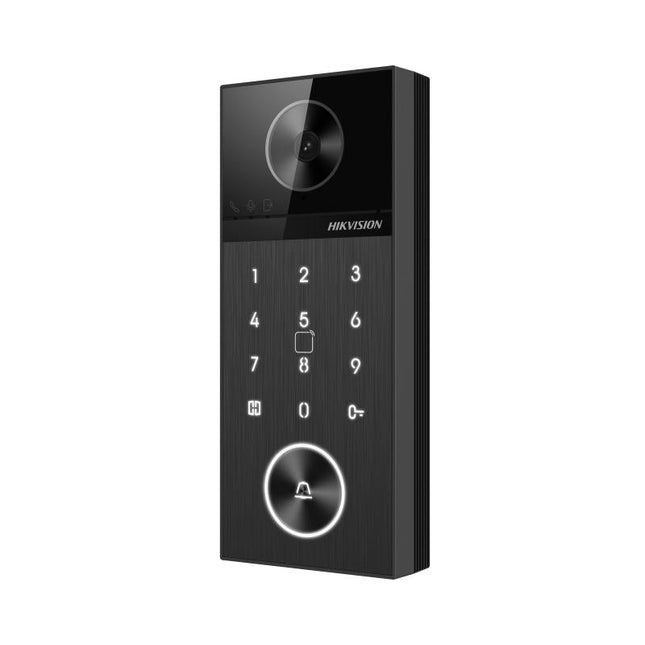 Hikvision Hikvision DS-KV6124-WBE1, Videodeurbel 4MP, WiFi/PoE, Micro SD slot, 150gr. (nummeriek toetsenbord)