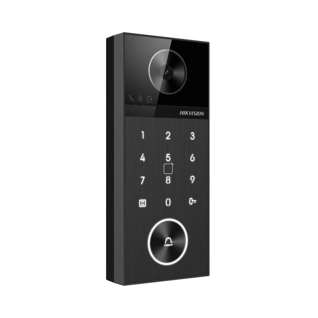 Hikvision Hikvision DS-KV6124-WBE1, Videodeurbel 4MP, WiFi/PoE, Micro SD slot, 150gr. (nummeriek toetsenbord)