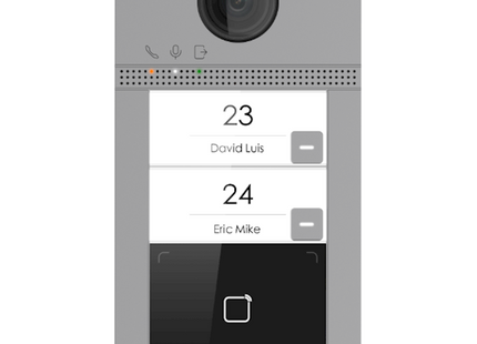 Hikvision DS-KV8213-WME1, empotrable, 2 pulsadores, iluminación IR, PoE, 12 V