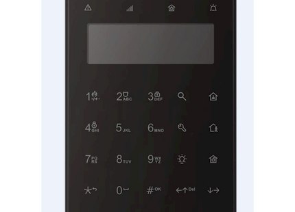 Hikvision Hikvision DS-PK1-LT-WE Draadloos LCD Keypad + Tag Reader Zwart