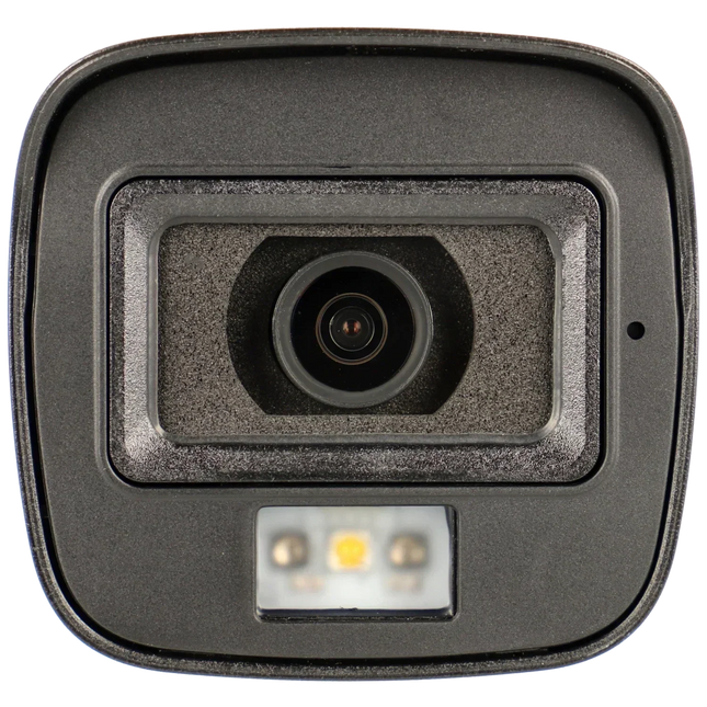 Hikvision Hikvision HWI-B180HA-LUF/SL, telecamera bullet ibrida a luce intelligente 8Mp/4K, PoE, slot Micro SD, audio a 2 vie