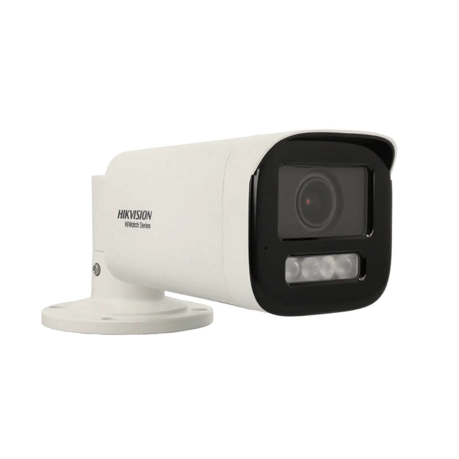 Hikvision Hikvision HWI-B640HA-LZU, fotocamera bullet da 4 MP, zoom ottico 2,8 mm-12 mm, PoE, luci ibride intelligenti