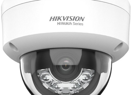 Hikvision HWI-D180HA-LU, 8 MP/4K, 2,8 mm, Smart Hybrid Light, PoE, doble micrófono integrado