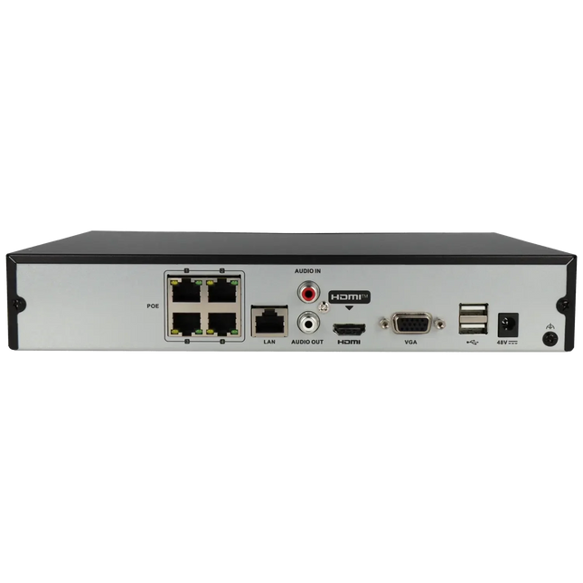 Hikvision Hikvision HWN-4104MH-4P, 4 canais 8Mp/4K NVR, 4x PoE