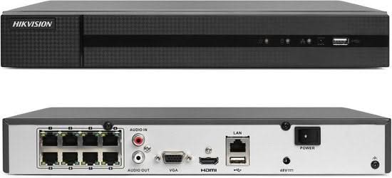 Hikvision Hikvision HWN-4108MH-8P, NVR 8 canali 8Mp/4K, 8x PoE