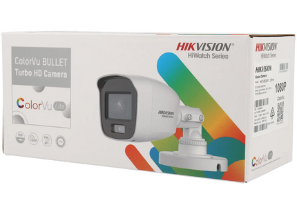 Hikvision Hikvision HWT-B129-M, 2MP ColorVu Bullet, saída de vídeo 4 em 1 coaxial