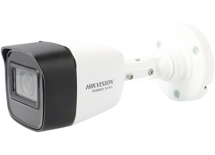 Hikvision HWT-B181-M, cámara tipo bala de 8 MP/4K con objetivo de 2,8 mm y salida de vídeo 4 en 1 por cable coaxial