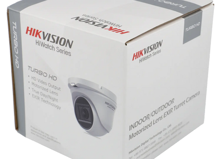 Hikvision Hikvision HWT-T323-Z, 60m IR, Turbo HD Low Light, lente de zoom do motor 2,8-12mm, saída de vídeo 4 em 1 coaxial