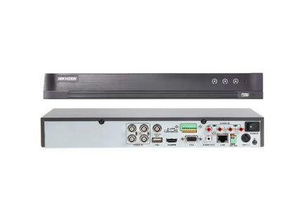 Hikvision IDS-7204HUHI-M1/P, Turbo HD-TVI de 4 canales, AcuSense, PoC, DVR.