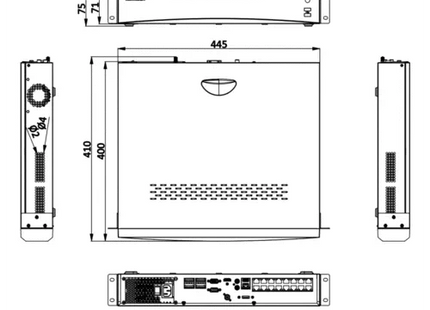Hikvision iDS-7716NXI-M4/16P/X, NVR DeepinMind de 16 canales con PoE, cámaras IP de hasta 32 MP
